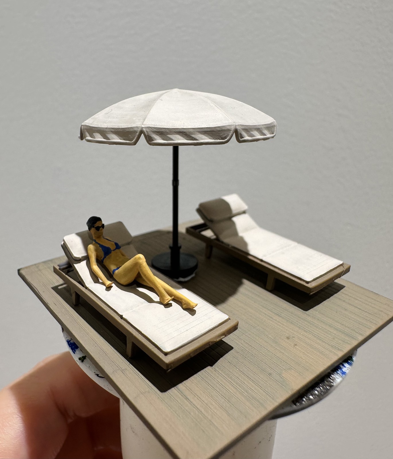 Tech Table Accessories - Diorama 1/64 Modelo de Cena de