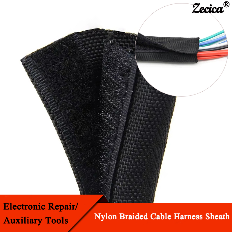 Cable Sleeve Neoprene - Manga trançada autoadesiva para animais de