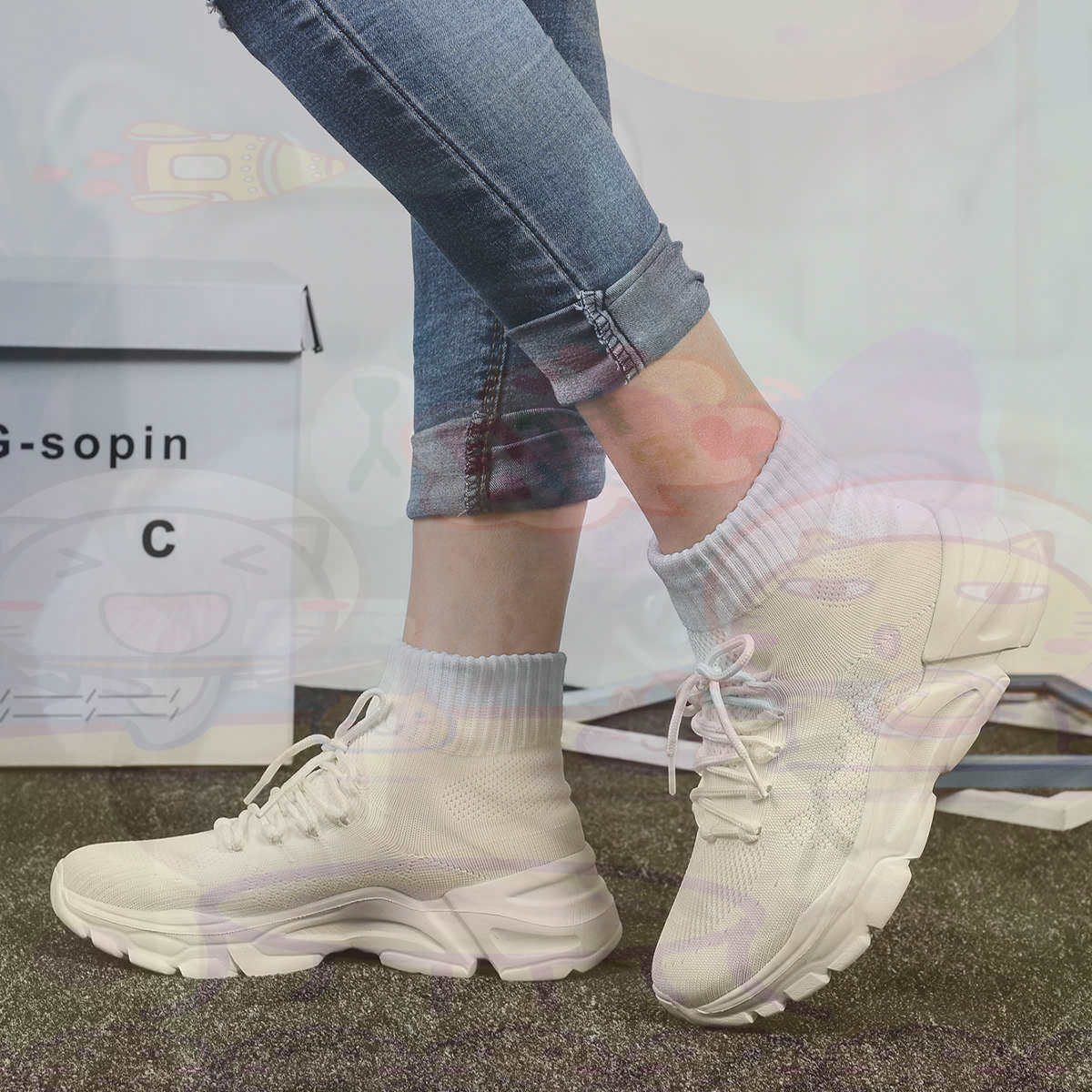 Tech Accessories Wholesale - Aumenta a altura sumer basquete sapatos