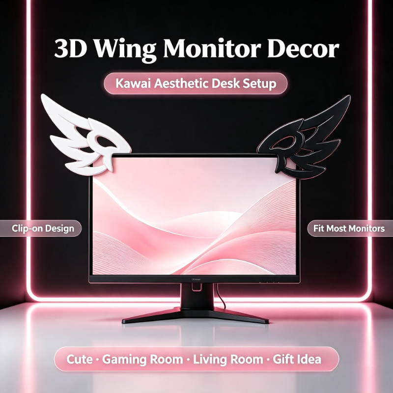 Decoração Kawaii 3D com Asas p - Tech Table Accessories avaliação e preço