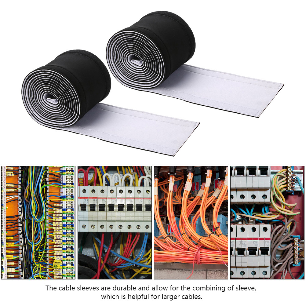 2 Peças de Capa Organizadora d - Cable Sleeve Neoprene avaliação e preço
