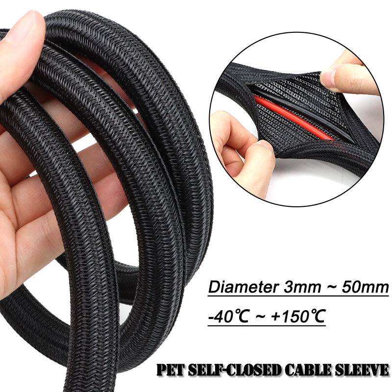 Capa de Cabo Trançada PET Pret - Cable Sleeve Neoprene avaliação e preço